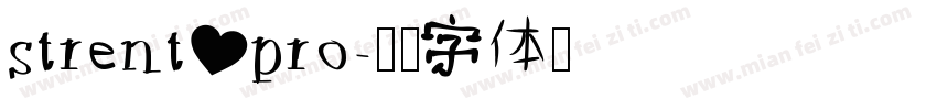 strent pro字体转换